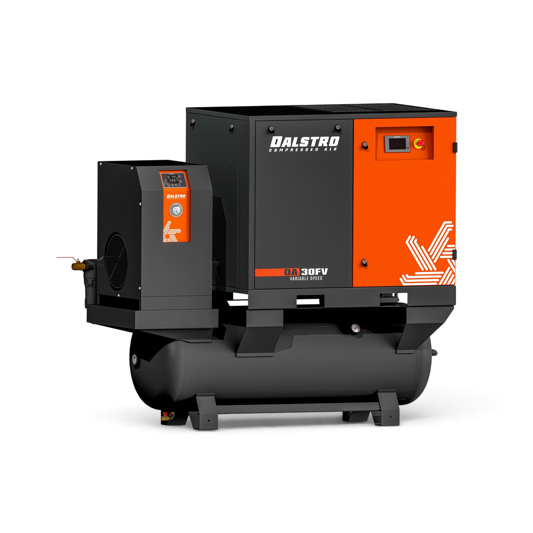 DA30FV Screw Compressor – 22kW – Variable Speed – Full Feature